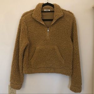 Teddy Quarter Zip Size Medium